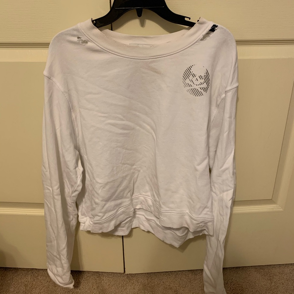 SoulCycle White Crewneck Sweatshirt